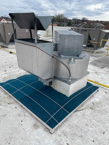Rooftop Grease Containment Installation